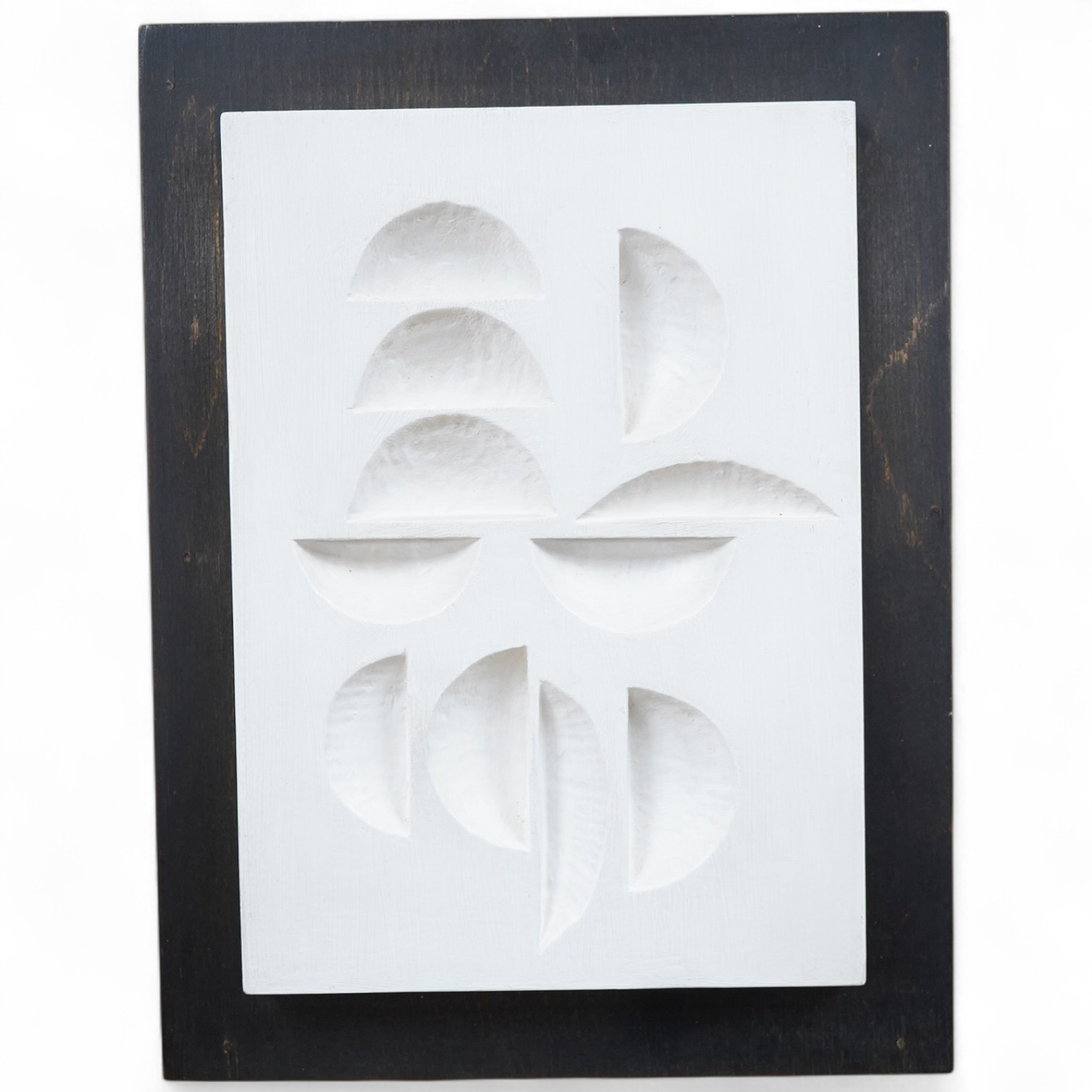 Donald Wells (British 1929-2014), ‘Relief in Black and White’, 25.5 x 19.5cm